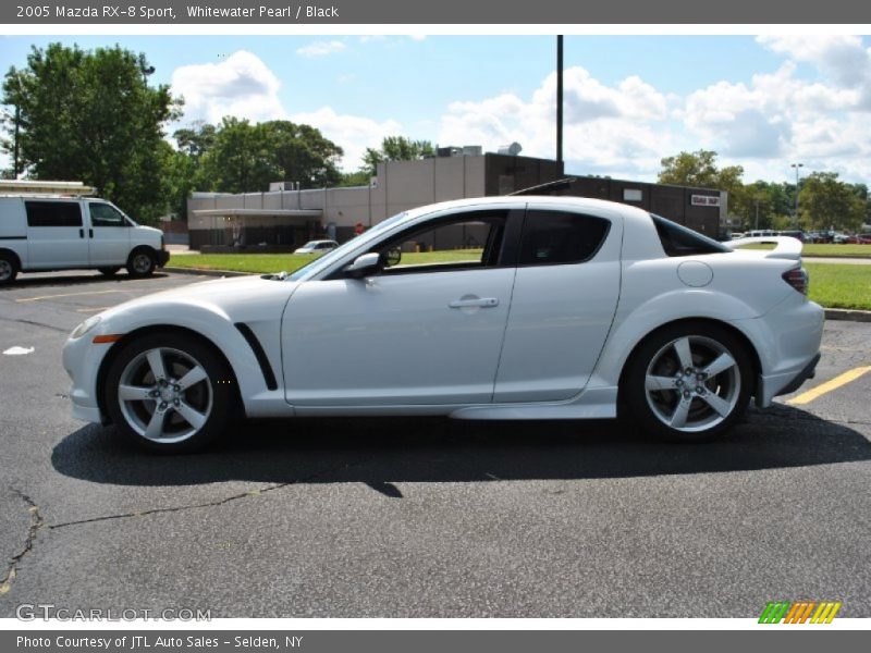 Whitewater Pearl / Black 2005 Mazda RX-8 Sport