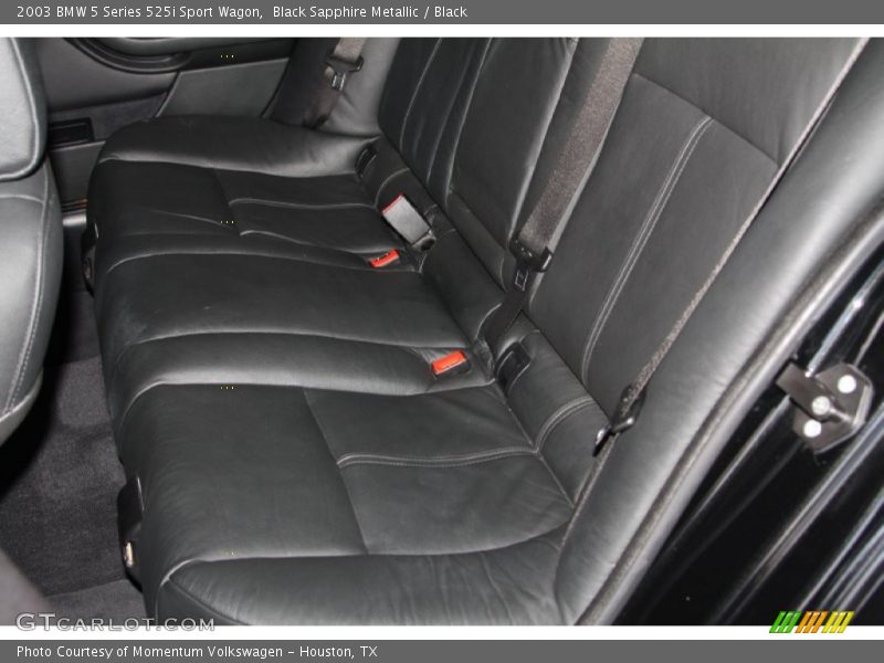 Rear Seat of 2003 5 Series 525i Sport Wagon