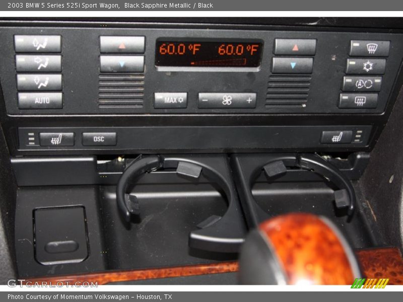 Controls of 2003 5 Series 525i Sport Wagon