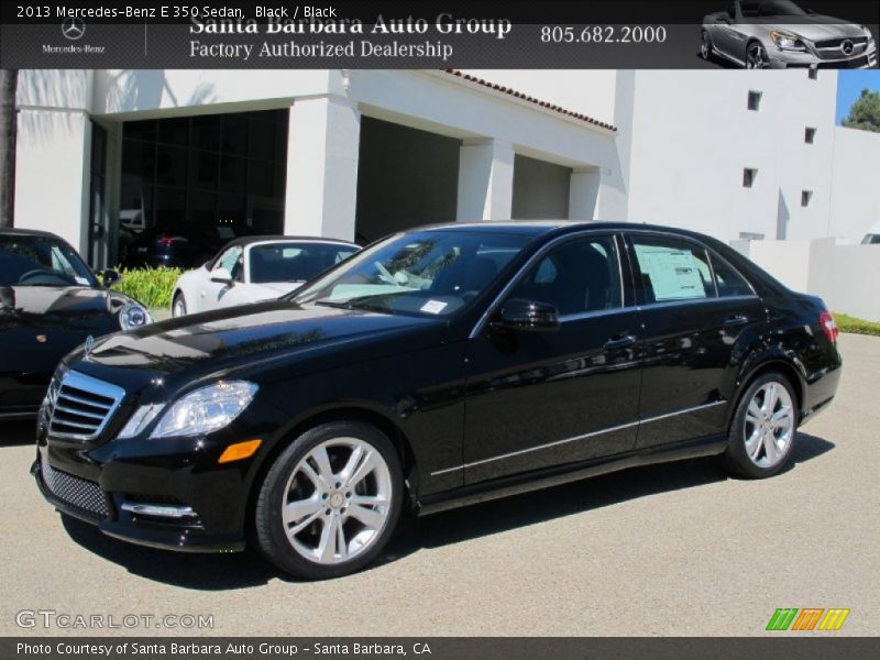 Black / Black 2013 Mercedes-Benz E 350 Sedan