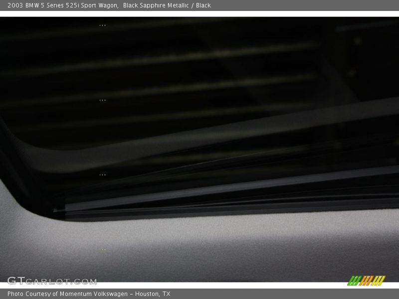 Black Sapphire Metallic / Black 2003 BMW 5 Series 525i Sport Wagon