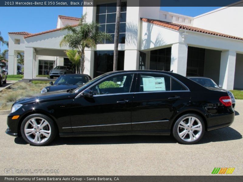 Black / Black 2013 Mercedes-Benz E 350 Sedan