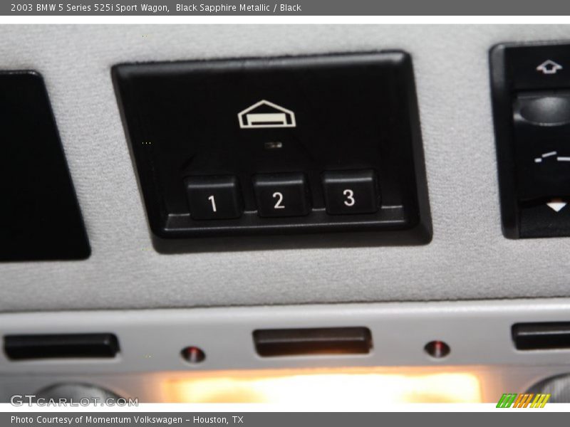 Controls of 2003 5 Series 525i Sport Wagon
