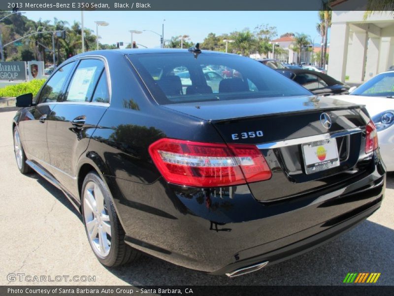 Black / Black 2013 Mercedes-Benz E 350 Sedan