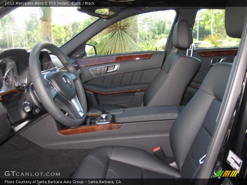 Black / Black 2013 Mercedes-Benz E 350 Sedan