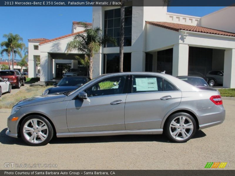 Palladium Silver Metallic / Black 2013 Mercedes-Benz E 350 Sedan