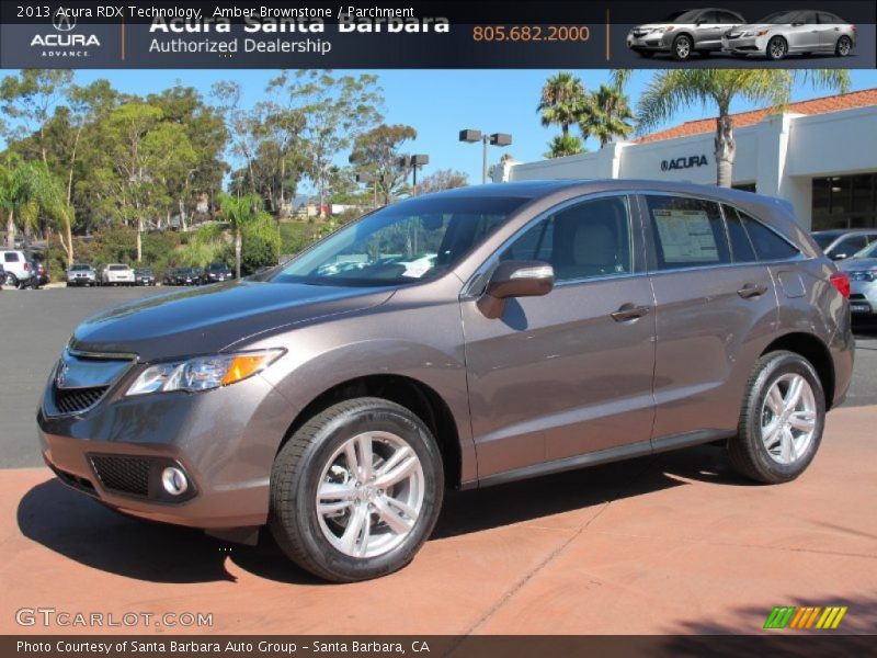 Amber Brownstone / Parchment 2013 Acura RDX Technology