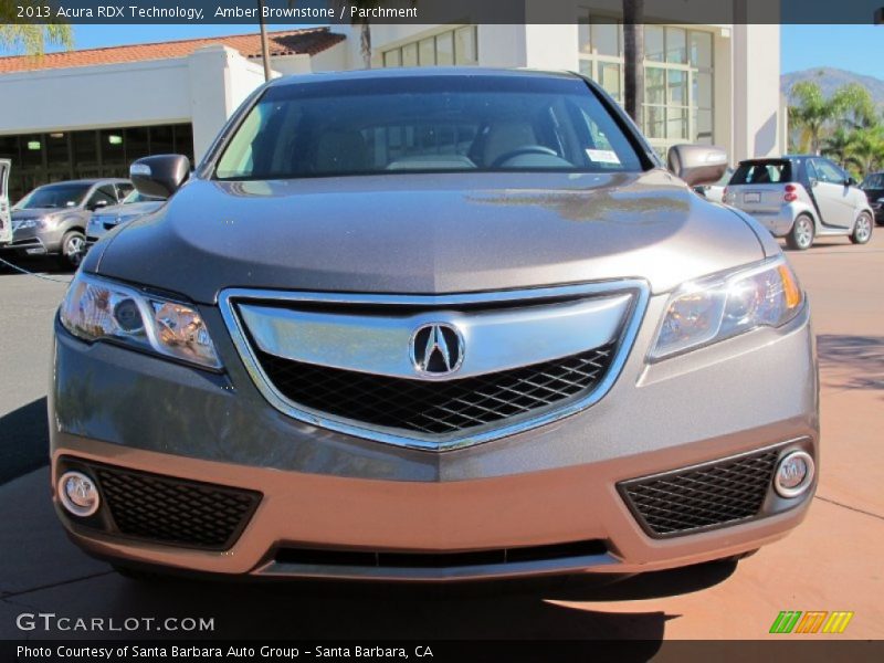 Amber Brownstone / Parchment 2013 Acura RDX Technology