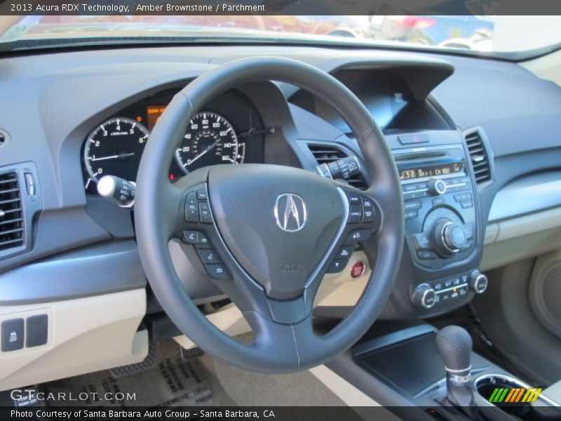 Amber Brownstone / Parchment 2013 Acura RDX Technology