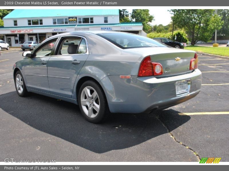 Golden Pewter Metallic / Titanium 2009 Chevrolet Malibu LS Sedan