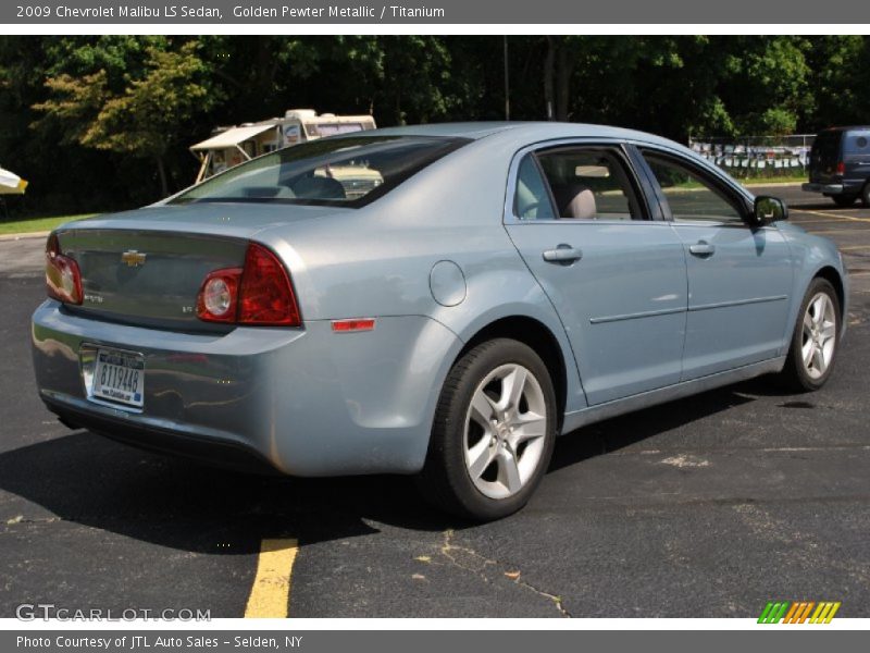 Golden Pewter Metallic / Titanium 2009 Chevrolet Malibu LS Sedan