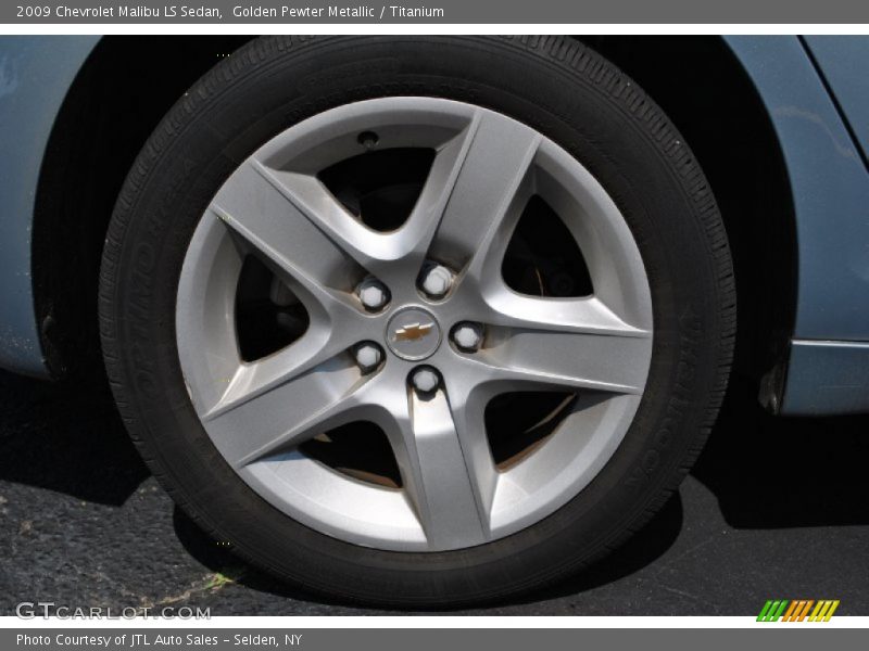 Golden Pewter Metallic / Titanium 2009 Chevrolet Malibu LS Sedan
