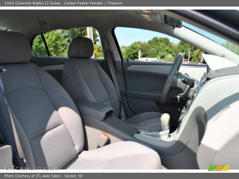 Golden Pewter Metallic / Titanium 2009 Chevrolet Malibu LS Sedan