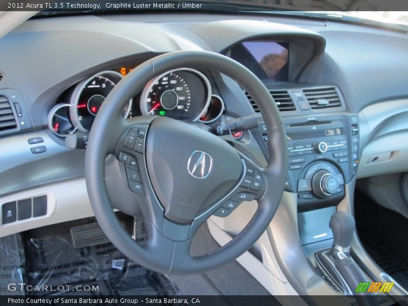 Graphite Luster Metallic / Umber 2012 Acura TL 3.5 Technology