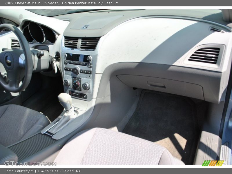Golden Pewter Metallic / Titanium 2009 Chevrolet Malibu LS Sedan