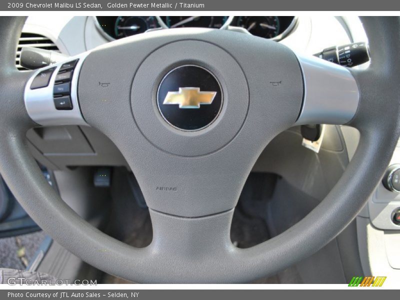 Golden Pewter Metallic / Titanium 2009 Chevrolet Malibu LS Sedan