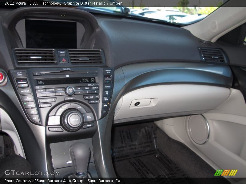 Graphite Luster Metallic / Umber 2012 Acura TL 3.5 Technology