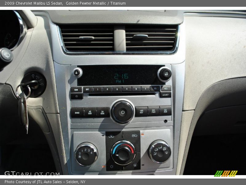 Golden Pewter Metallic / Titanium 2009 Chevrolet Malibu LS Sedan