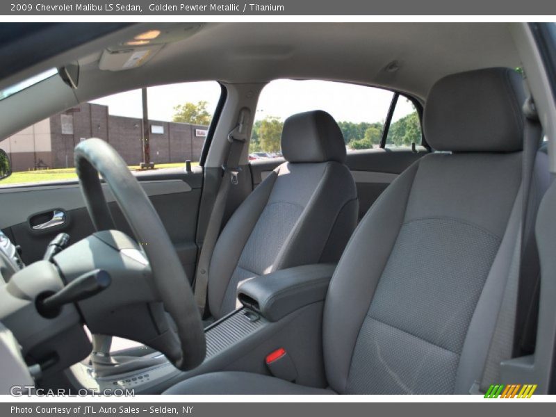 Golden Pewter Metallic / Titanium 2009 Chevrolet Malibu LS Sedan
