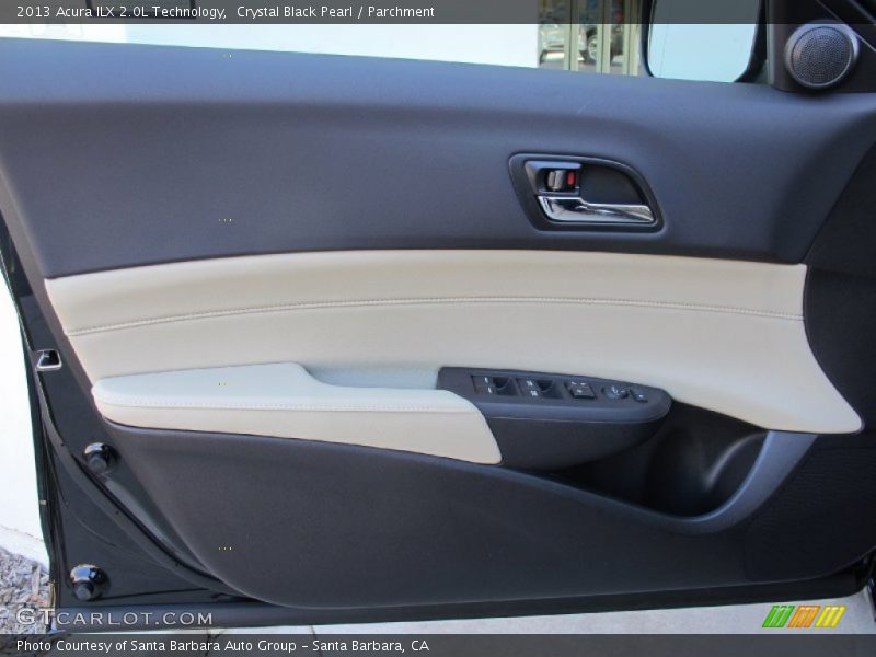 Crystal Black Pearl / Parchment 2013 Acura ILX 2.0L Technology