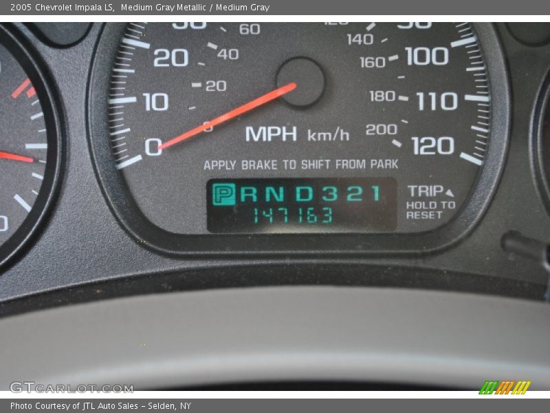Medium Gray Metallic / Medium Gray 2005 Chevrolet Impala LS