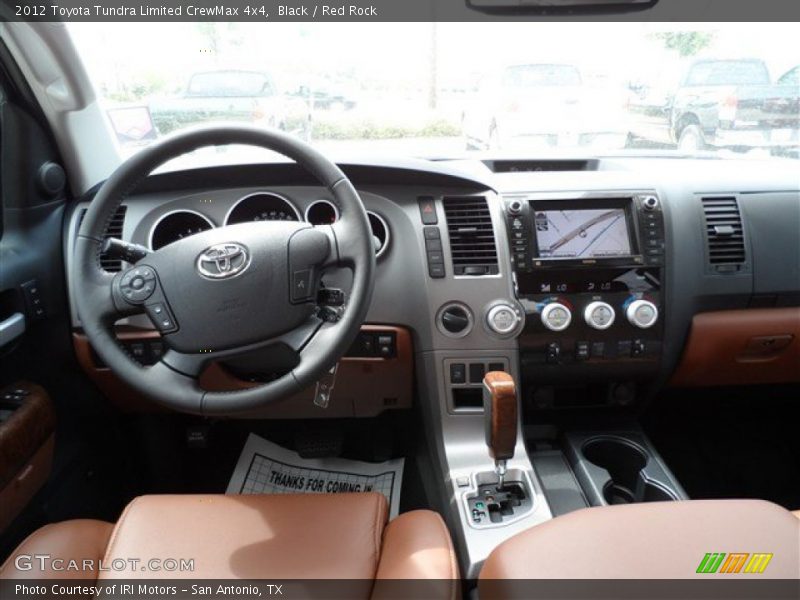 Black / Red Rock 2012 Toyota Tundra Limited CrewMax 4x4