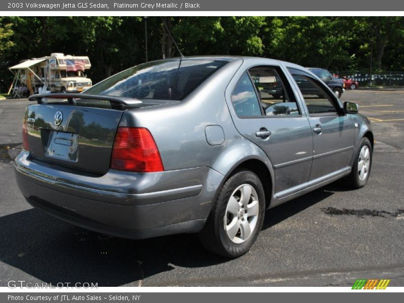 Platinum Grey Metallic / Black 2003 Volkswagen Jetta GLS Sedan