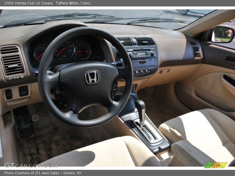 Taffeta White / Ivory 2003 Honda Civic LX Coupe