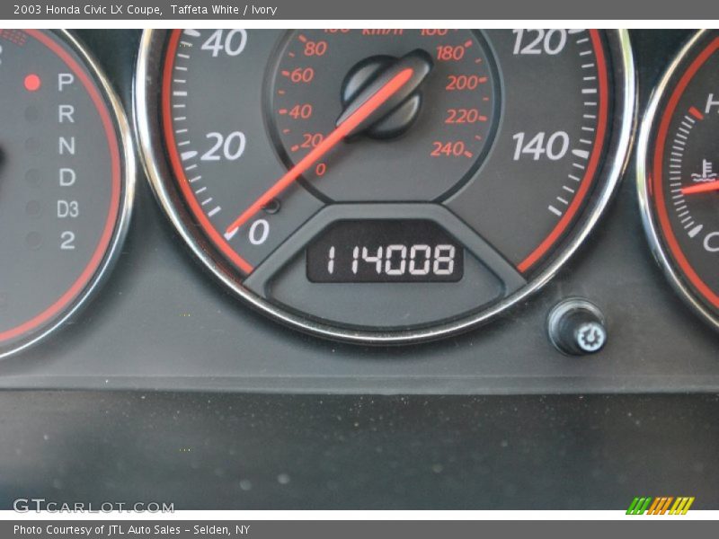 Taffeta White / Ivory 2003 Honda Civic LX Coupe