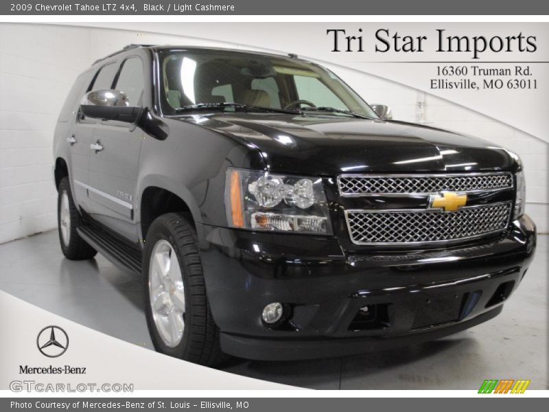 Black / Light Cashmere 2009 Chevrolet Tahoe LTZ 4x4