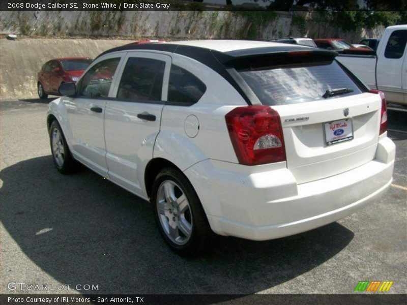 Stone White / Dark Slate Gray 2008 Dodge Caliber SE