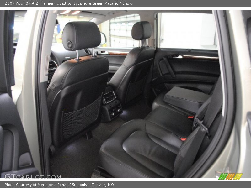 Sycamore Green Metallic / Black 2007 Audi Q7 4.2 Premium quattro