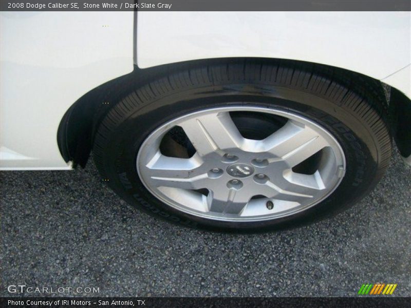 Stone White / Dark Slate Gray 2008 Dodge Caliber SE
