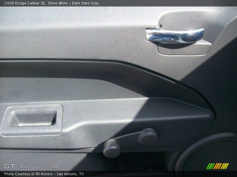 Stone White / Dark Slate Gray 2008 Dodge Caliber SE