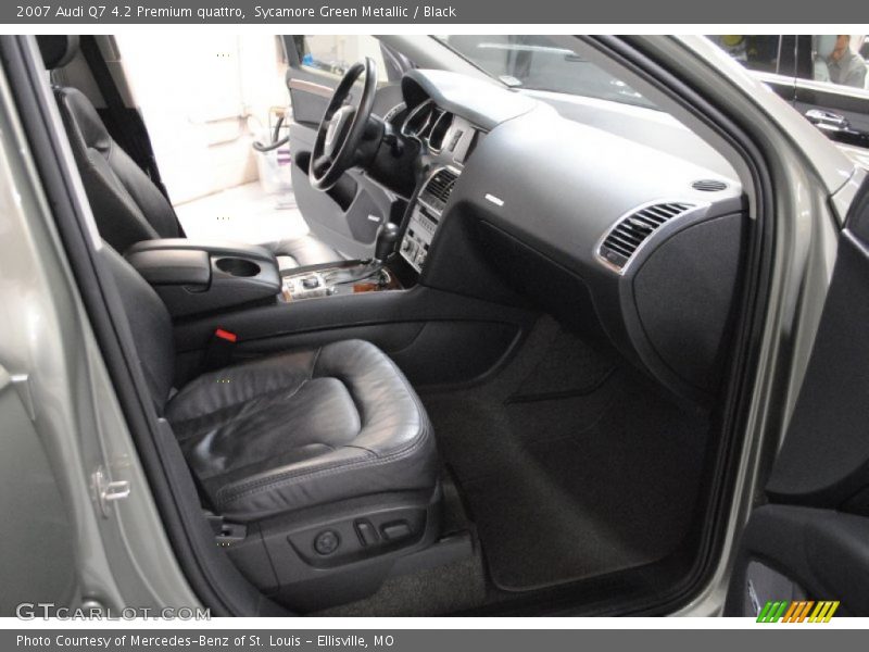 Sycamore Green Metallic / Black 2007 Audi Q7 4.2 Premium quattro