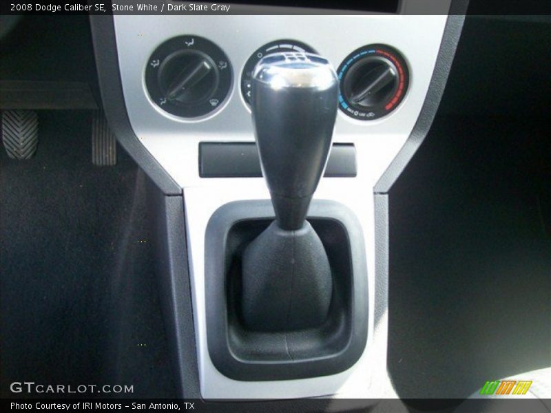 Stone White / Dark Slate Gray 2008 Dodge Caliber SE