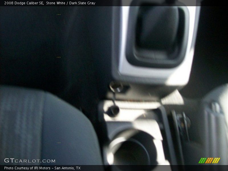 Stone White / Dark Slate Gray 2008 Dodge Caliber SE