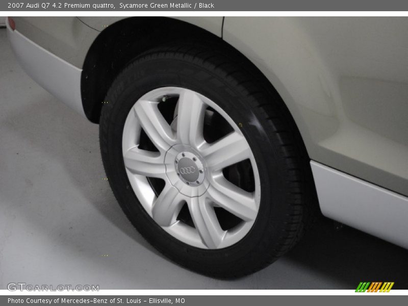 Sycamore Green Metallic / Black 2007 Audi Q7 4.2 Premium quattro