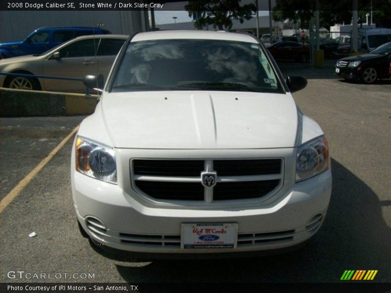 Stone White / Dark Slate Gray 2008 Dodge Caliber SE