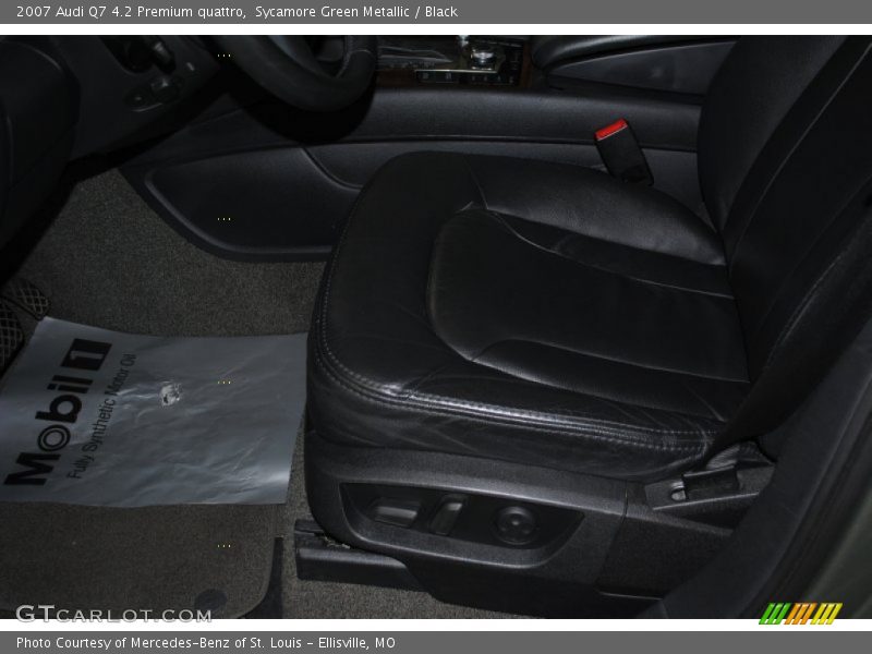 Sycamore Green Metallic / Black 2007 Audi Q7 4.2 Premium quattro