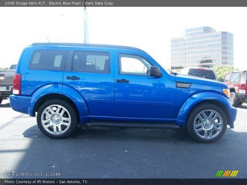 Electric Blue Pearl / Dark Slate Gray 2008 Dodge Nitro R/T