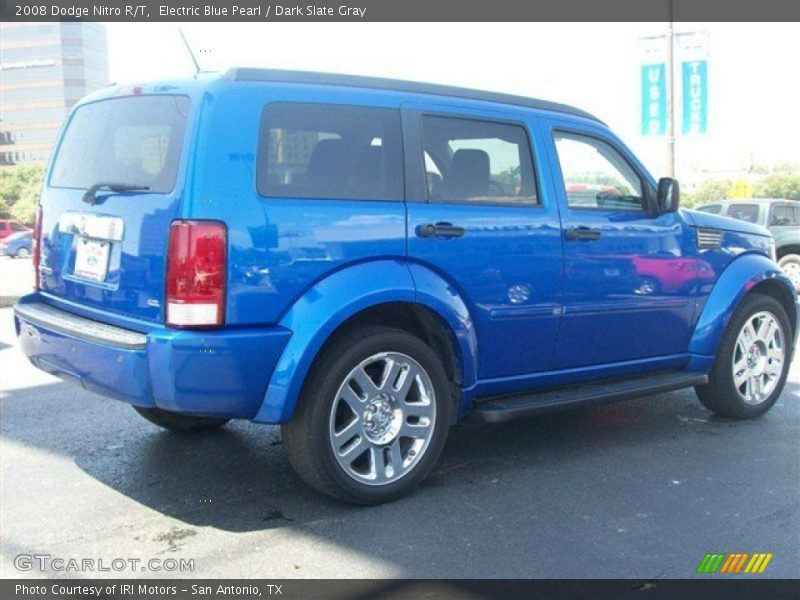 Electric Blue Pearl / Dark Slate Gray 2008 Dodge Nitro R/T