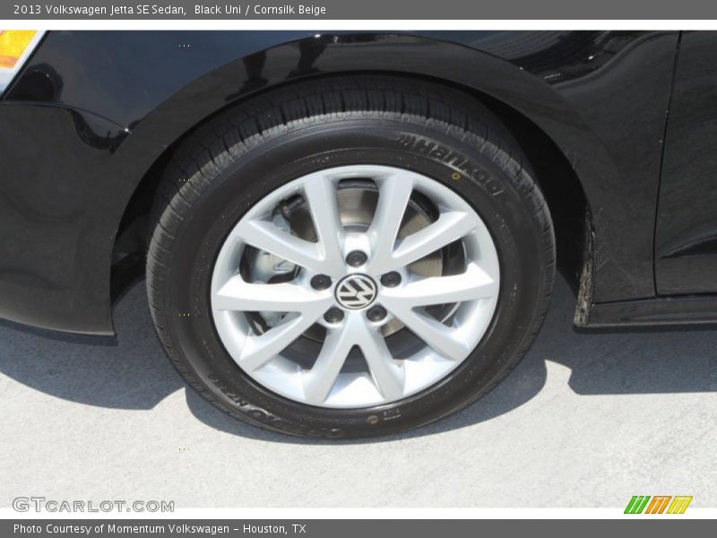 Black Uni / Cornsilk Beige 2013 Volkswagen Jetta SE Sedan