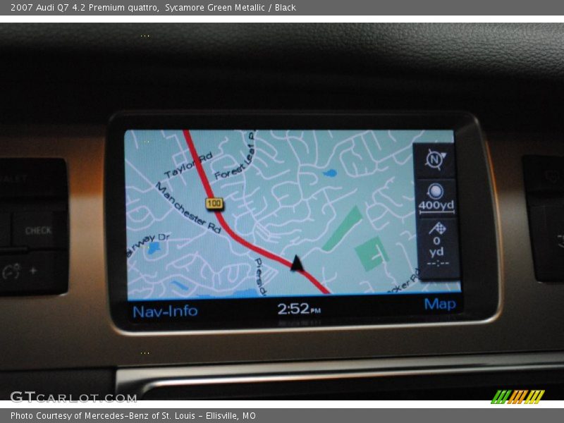 Sycamore Green Metallic / Black 2007 Audi Q7 4.2 Premium quattro