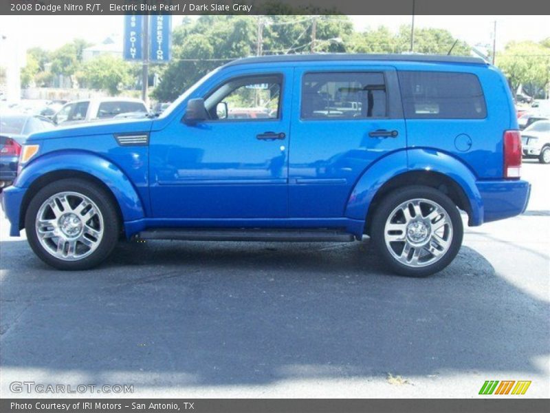 Electric Blue Pearl / Dark Slate Gray 2008 Dodge Nitro R/T