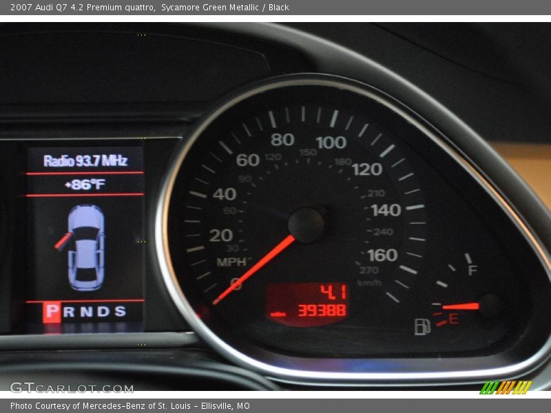 Sycamore Green Metallic / Black 2007 Audi Q7 4.2 Premium quattro