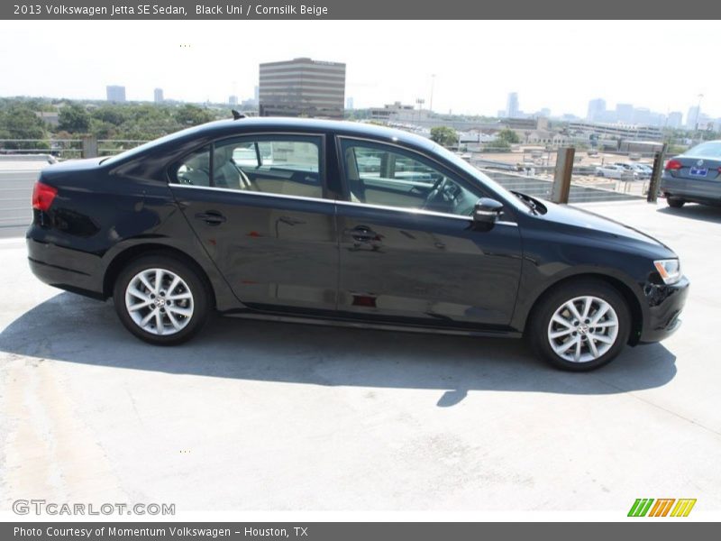 Black Uni / Cornsilk Beige 2013 Volkswagen Jetta SE Sedan