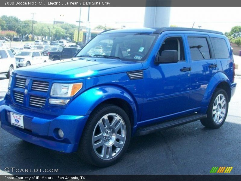 Electric Blue Pearl / Dark Slate Gray 2008 Dodge Nitro R/T