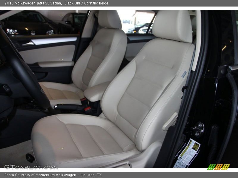 Black Uni / Cornsilk Beige 2013 Volkswagen Jetta SE Sedan