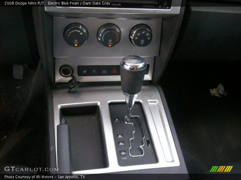 Electric Blue Pearl / Dark Slate Gray 2008 Dodge Nitro R/T